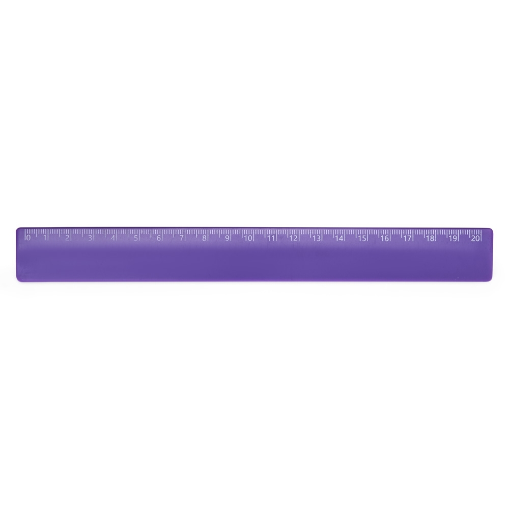 RÉGUA PLÁSTICA 20CM SPX-13724A-ROX NA COR ROXO