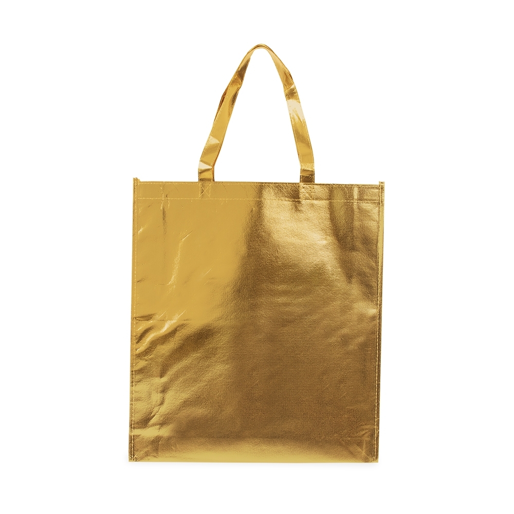 SACOLA TNT METALIZADO SPX-09142-DOU NA COR DOURADO