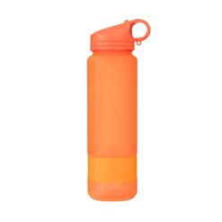 SQUEEZE PLÁSTICO 900ML SPX-02426A-LAR NA COR LARANJA