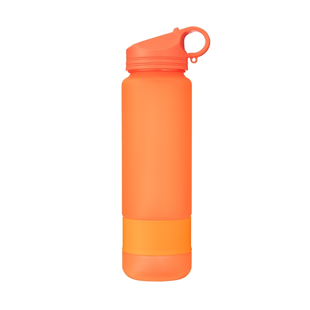 SQUEEZE PLÁSTICO 900ML SPX-02426A-LAR NA COR LARANJA